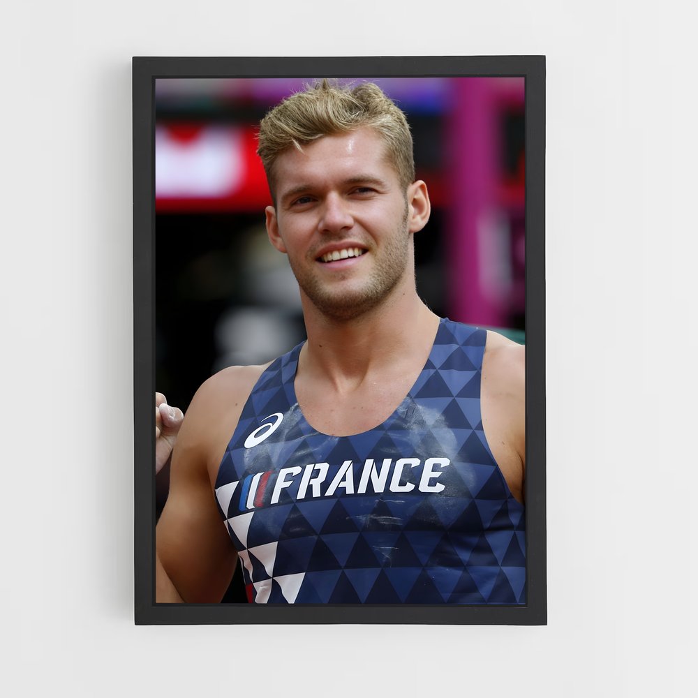Poster Sourire de Kevin – affiche Athlétisme (vue 2)